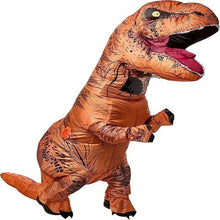 Load image into Gallery viewer, Adult Dinosaur Costume with Battery Powered Blower and Transparent Viewing Panel
