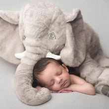Load image into Gallery viewer, Soft Plush Elephant Pillow with Cotton Filling for Toddlers
