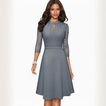 Load image into Gallery viewer, Hollowed-out lace dress
