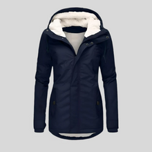 Load image into Gallery viewer, Long Waterproof Winter Jacket With Hood &amp; Lining
