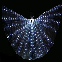 Load image into Gallery viewer, Illuminated Butterfly Wings with Multicolor LED Edges and Adjustable Harness, 24 and 36in Wingspan
