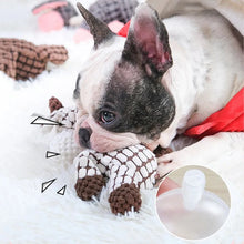 Load image into Gallery viewer, Dog Toy with Squeaker and Reinforced Plush Fabric for Active Chewers
