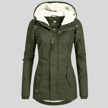 Load image into Gallery viewer, Long Waterproof Winter Jacket With Hood &amp; Lining
