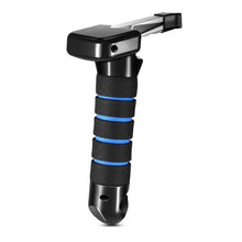 Load image into Gallery viewer, Car Door Latch Handle with a Stainless Steel Core and Contoured Grip in Blue or Red
