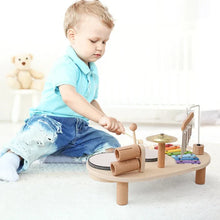 Load image into Gallery viewer, Wooden Kids Music Station, Creative Musical Instrument Set
