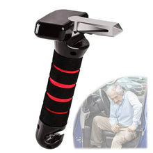 Load image into Gallery viewer, Car Door Latch Handle with a Stainless Steel Core and Contoured Grip in Blue or Red
