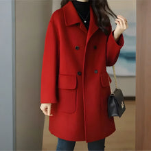 Load image into Gallery viewer, Womens Wool Winter Coat
