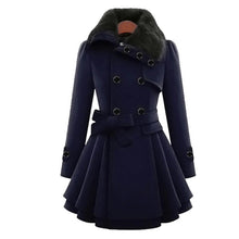 Load image into Gallery viewer, Warm and long winter coat for women
