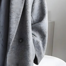 Load image into Gallery viewer, Oversize womens cashmere coat with lapel collar

