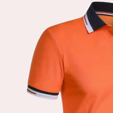 Load image into Gallery viewer, Elegant orange men's polo shirt
