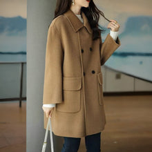 Load image into Gallery viewer, Womens Wool Winter Coat
