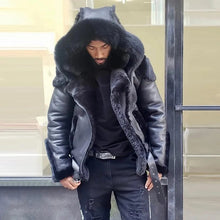 Load image into Gallery viewer, Mens Synthetic Outdoor Jacket with Wind Blocking Shell and Water Repelling Surface
