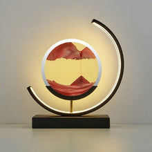 Load image into Gallery viewer, 3D Hourglass LED Lamp, Mesmerizing Sand Art for Home Decor
