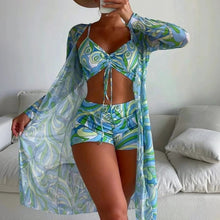 Load image into Gallery viewer, 3 piece bikini set, demi-set
