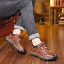 Load image into Gallery viewer, Orthopedic Shoes with Three Arch Support and Rubber Grip Sole, Cowhide Upper
