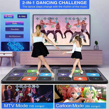 Load image into Gallery viewer, Kids Electronic Dance Mat Game with Two Wireless Controllers and Motion Camera
