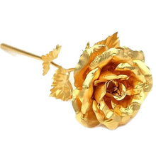 Load image into Gallery viewer, Preserved Real Rose with 24K Gold Plating and Gift Box, 11 to 12 Inches
