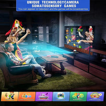 Load image into Gallery viewer, Kids Electronic Dance Mat Game with Two Wireless Controllers and Motion Camera
