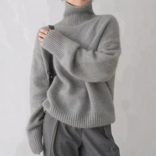 Load image into Gallery viewer, Cashmere turtleneck sweater
