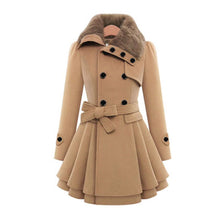 Load image into Gallery viewer, Warm and long winter coat for women
