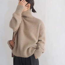 Load image into Gallery viewer, Cashmere turtleneck sweater
