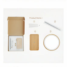 Load image into Gallery viewer, Wooden Illuminated Makeup Mirror
