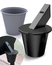 Load image into Gallery viewer, Grill Grease Collector with Fitted Lid and Reusable Liner for 1.6 Inch Spouts
