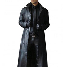 Load image into Gallery viewer, Mens Genuine Leather Coat with Inside Pockets and Zippers in Four Colors
