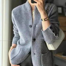 Load image into Gallery viewer, Sweater Jacket with Thick Fabric and Dual Side Pockets for Winter
