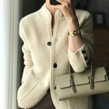 Load image into Gallery viewer, Sweater Jacket with Thick Fabric and Dual Side Pockets for Winter
