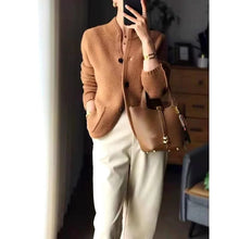 Load image into Gallery viewer, Sweater Jacket with Thick Fabric and Dual Side Pockets for Winter
