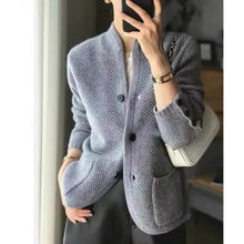 Load image into Gallery viewer, Sweater Jacket with Thick Fabric and Dual Side Pockets for Winter
