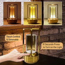 Load image into Gallery viewer, Rechargeable Table Lamp with Touch Dimming and Dual Direction Lighting
