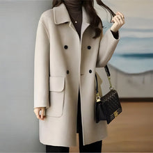 Load image into Gallery viewer, Womens Wool Winter Coat
