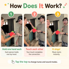 Load image into Gallery viewer, Interactive Plush Toy with Touch Activation and Shared Play Response
