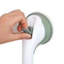 Load image into Gallery viewer, Suction Cup Shower Handle Bar with Locking Mechanism, Non-Slip Grip for Smooth Surfaces (No Drilling Required)
