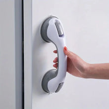 Load image into Gallery viewer, Suction Cup Shower Handle Bar with Locking Mechanism, Non-Slip Grip for Smooth Surfaces (No Drilling Required)

