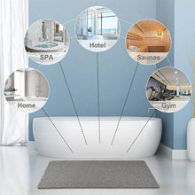 Load image into Gallery viewer, Shower Mat Non Slip Microban Loofah Shower Mat
