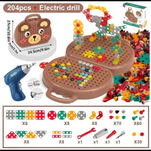 Load image into Gallery viewer, Children Electric Drill Puzzle Toolbox
