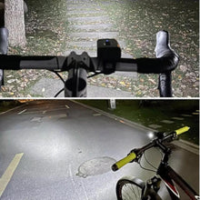 Load image into Gallery viewer, USB-C Rechargeable LED Bike Headlight – Easy-Mount Front Light for Road &amp; Mountain Bikes
