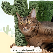 Load image into Gallery viewer, Cat Tree Design Cactus
