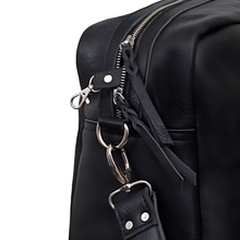 Load image into Gallery viewer, Women Stylo Duffel Bag Leather Travel Duffel Black
