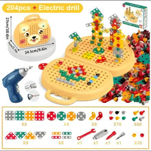 Load image into Gallery viewer, Children Electric Drill Puzzle Toolbox
