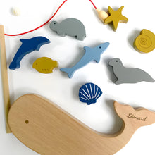 Load image into Gallery viewer, Wooden Magnetic Fishing Game for Kids
