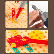 Load image into Gallery viewer, Children Electric Drill Puzzle Toolbox
