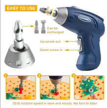 Load image into Gallery viewer, Children Electric Drill Puzzle Toolbox
