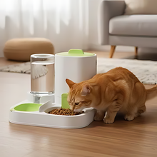 Load image into Gallery viewer, Cat Food Dispenser Automatic Gravity Feeder and Water Bowl
