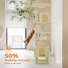 Load image into Gallery viewer, Cat Tree With Hammock For Indoor Cats
