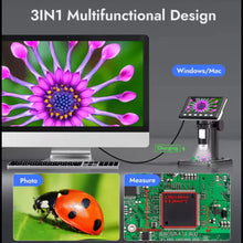 Load image into Gallery viewer, Digital Microscope with 4.3'' Display – 1000X Magnification
