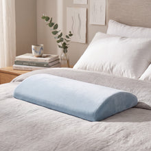 Load image into Gallery viewer, Memory Foam Lumbar Support Pillow with Tapered Edges and Slow Rebound
